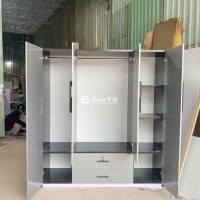 TỦ,Tủ áo 4 Cánhh Nhựa Đài Loan >> kt:180x163cmm