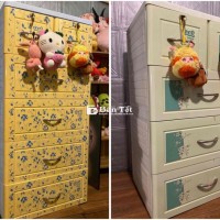 Tủ nhựa 5 tầng cao 1m20 ngang 60: 899N. 🎀 Tủ nhựa