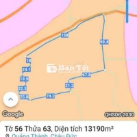 Cần ra lô đất 1mẫu3. 300 thổ cư. quãng thành