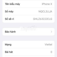 Giao lưu iphone X 64gb qte sang máy adroid