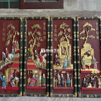 bộ tranh tứ quý tích Kim Vân Kiều Truyện