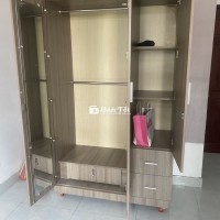 Tủ quần áo  2x1,6x0,8m xám còn mới 90%