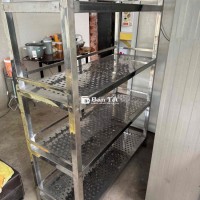 cần bán kệ inox 4 tầng