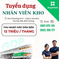 BUYMED LOGISTICS-TUYỂN DỤNG NHÂN VIÊN KHO