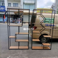 Kệ sách khung sắt đứng sale tháng 5