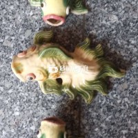 Mấy con cá gốm sưu tầm