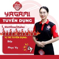 Tuyển dụng phụ bếp và phục vụ part time full time