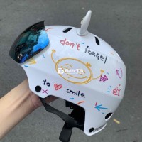 Nón tai mèo cute kính hít chống nắng uv