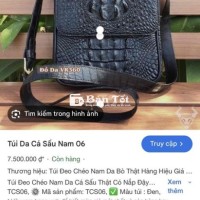 giao lưu hoặc bán túi chéo da cá sấu hàng thật