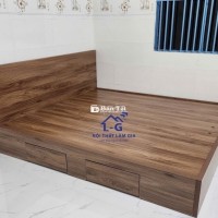 Giường gỗ MDF - Giường MDF - Giường gỗ MDF- Giường