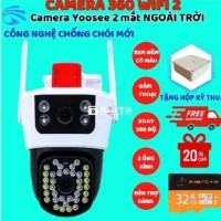 Camera yoosee 2 mắt, còi hú đuổi trộm