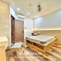 Studio full nội thất mới, bếp riêng, ban công 2 mặt, bao phí ngay Aeon