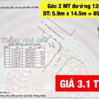 Bán 3 nền đất, hàng đầu tư, Nguyễn Văn Tạo, chỉ 2.9 tỷ