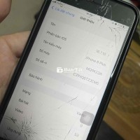 Cần bán iphone 8plus 64gb bị rơi vỡ như hình