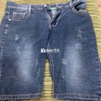 Quần jean denim vải bụi cá tính đẹp