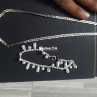 NHẪN SI NHẬT MẠ VÀNG trẮNG VÀ VÒNG TAY