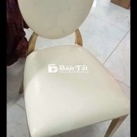 Thanh lý ghế inox đệm ngồi bàn cao