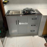Tủ Bếp Nhựa Đài Loan kt: 1 mét kèm ngăn kéo