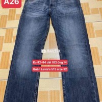Quần Jean Levi’s 513 size 32