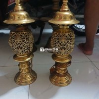 Cặp Đồng Cao 40cm Nặng 4kg - Đèn Đuốc Sáng Đẹp
