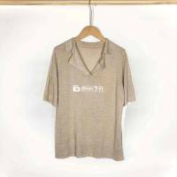 Áo Polo Mongtoghi Hàn Màu Be Mix Bling Size M L