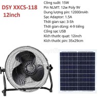 Quạt Năng Lượng Mặt Trời Cánh DSY XXCS-118. 12inch