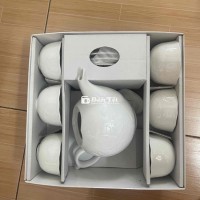 Thanh Lý Bộ Ấm Trà Sứ Minh Long Màu Trắng Mới 100%  