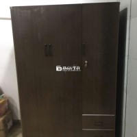 TỦ NHỰA ĐÀI LOAN 3 CÁNH MÀU ÓC CHÓ