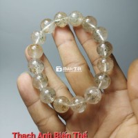 Vòng tay đá thạch anh tự nhiên - Hàng độc đáo!