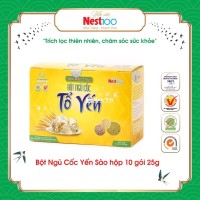 Bột ngũ cốc Yến sào Nest100 (10 gói x 25g)