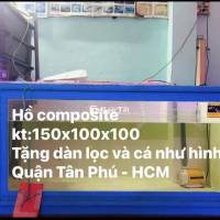 CẦN BÁN HỒ CÁ 1,5m x 1m x 1m TẶNG HỆ THỐNG LỌC