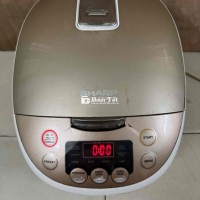 Nồi Cơm Điện Tử Sharp 1.8 Lít KS-COM181CV-GL - Hàng Chính Hãng, Mới 99%  
