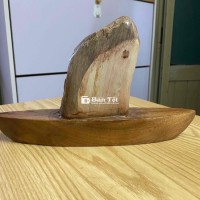 Thuyền Buồn Gỗ Hóa Thạch - Decor Sang Trọng Phòng Khách, Bàn Trà