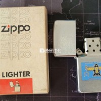 Zippo 1981 Likenew Full Box Chủ Đề Tàu Chiến Giao Lưu  