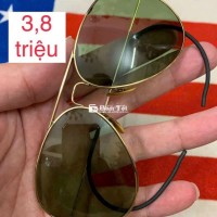 Kính phi công Mỹ, bọc vàng 12kGF, mắt rau muống