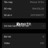 iPhone 15 Pro 128GB Titan Xanh Navi - Bản Quốc Tế, Nguyên Zin, Mới 99%  