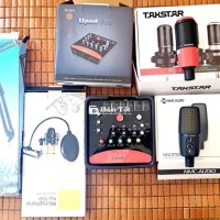 Combo Soundcard, Micro Takstar, Micro NM Audio