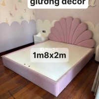 Giường 1m8 - Thanh lý giường ngũ decor đẹp như mới  