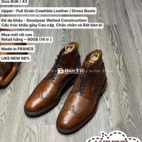   Hôm nay shop dành tặng khách hàng thân yêu và các khách mới tìm hiểu shop bộ sưu tập giày siêu đẹp từ các thương hiệu nổi tiếng như Salvatore, Paraboot và Buttero. Những mẫu giày này không chỉ thể hiện được sự sang trọng mà còn mang lại cảm giác thoải mái tối đa khi sử dụng.  