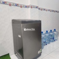 Máy Giặt AQUA 8kg Inverter Mới 95%, Màu Xám  