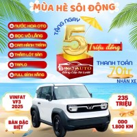 VinFast VF3 2025 siêu lướt - 1800 km giá 235 triệu