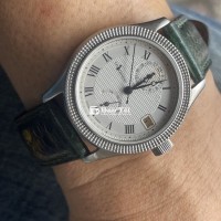 Las Genevez Size 35 chưa núm, mặt La Mã GMT + báo xăng  