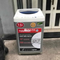 Máy giặt Toshiba 7.5kg còn đẹp, hoạt động tốt, tiết kiệm điện nước  