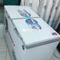 Thanh lý tủ 2 ngăn bên đông bên mát 450 lít E thanh lý chiếc tủ Sanaky 450 lít