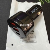 Tẩu sạc xe hơi 3 cổng Aukey sạc nhanh 36W - Dư dùng thanh lý!