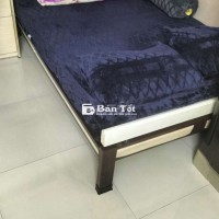 Giường ngủ sắt 1m2×2m đã sử dụng còn mới đẹp  