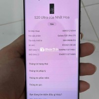 Samsung S20 Ultra 12/128GB 2 Sim - Máy Trần, Chính Hãng, Full Chức Năng  