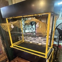 Tủ xe đẩy bán cơm, đồ ăn vặt, nước giả khác