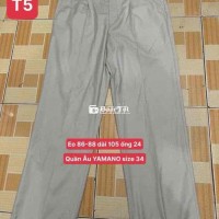 Quần Tây Âu YAMANO size 34