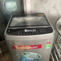 MÁY GIẶT LG 10KG ZIN NGUYÊN BẢN, DÙNG ÍT, MỚI 90%